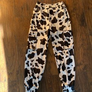 Cow print pants    Size: XS